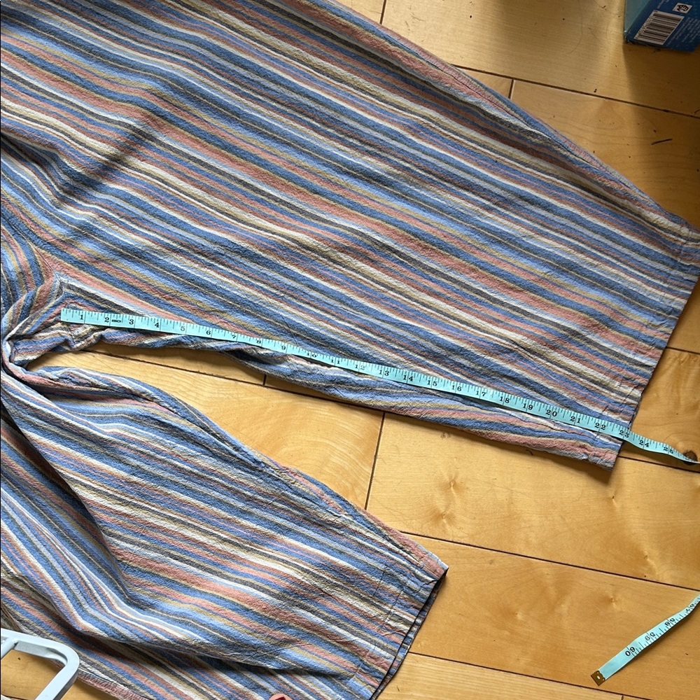 Free People Roaming Shores Striped Strapless Jumpsuit Size L - Picture 10 of 14